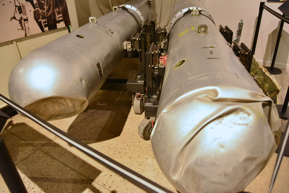 Корпуса бомб B28 из Паломареса в Национальном музее ядерной науки и истории, Альбукерке